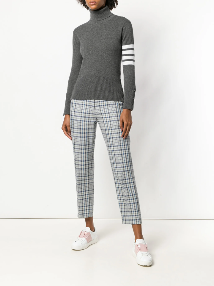 カシミヤタートルネックスウェットシャツ レディース