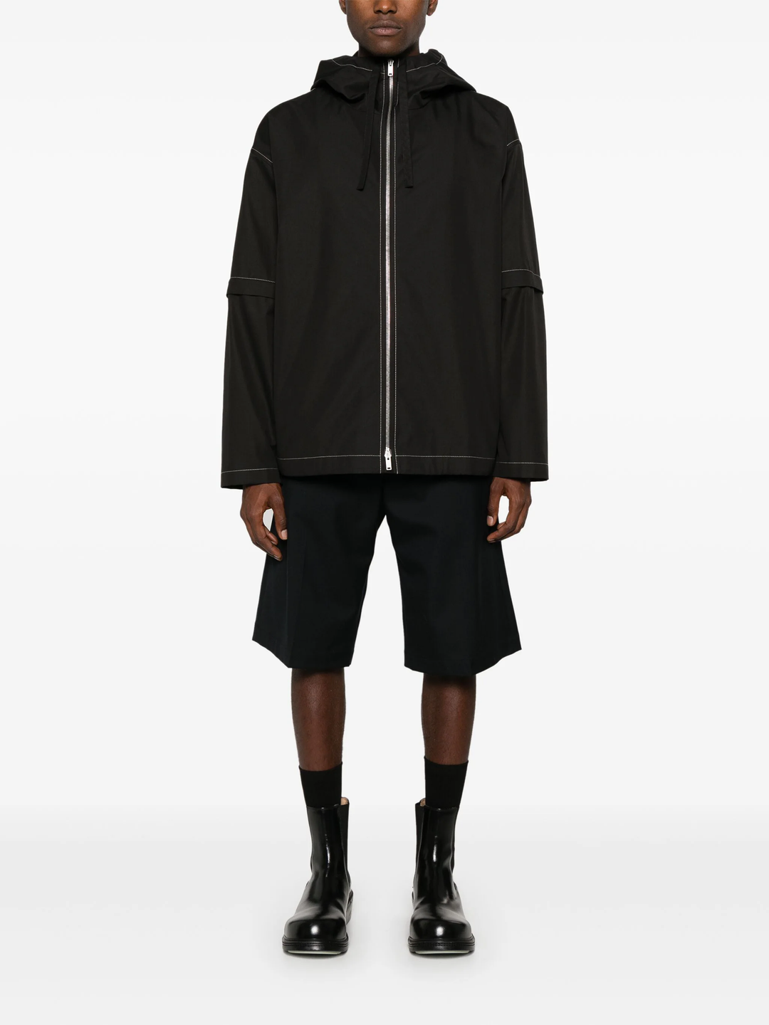 Contrast Stitch Blouson