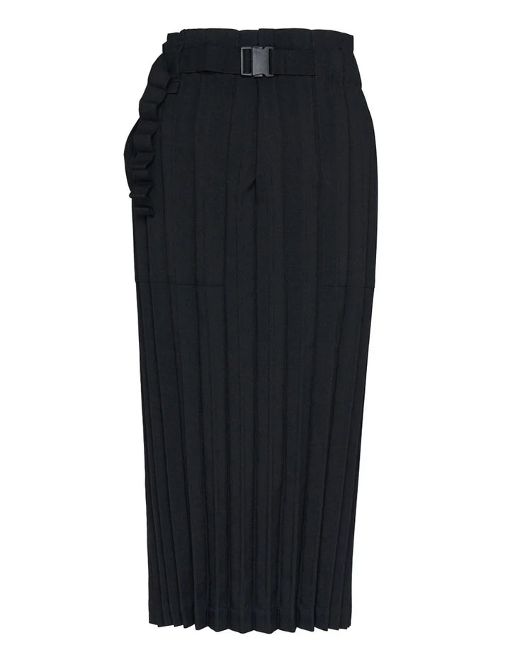 Color Pleats Skirt
