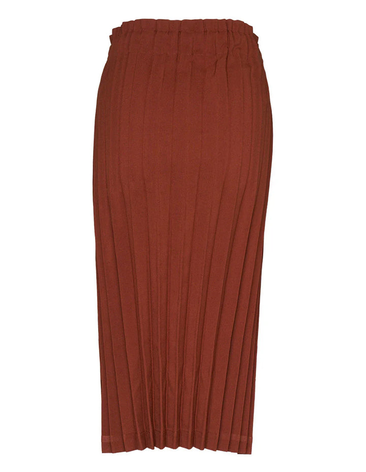 Color Pleats Skirt