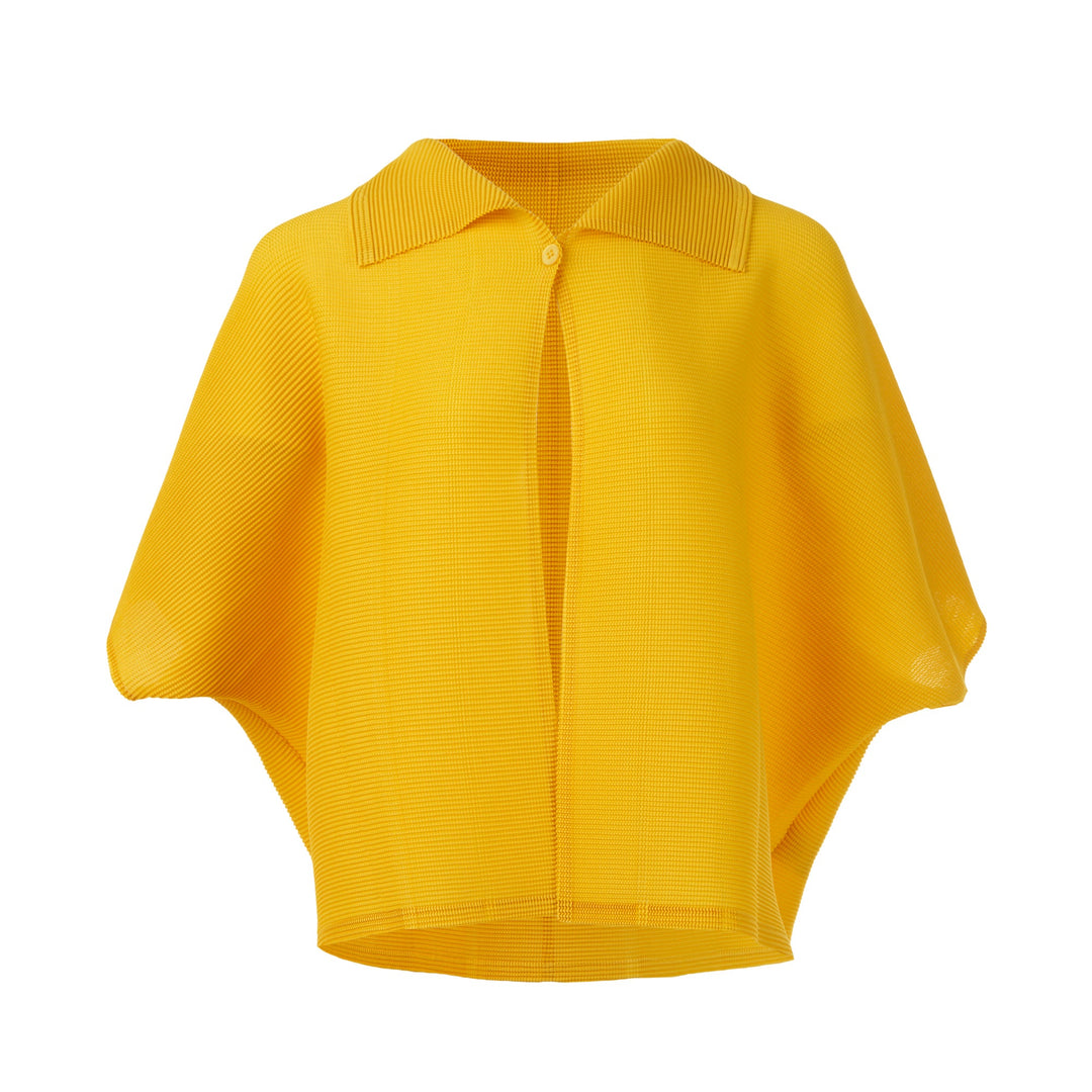 Square Stretch Pleats Cardigan