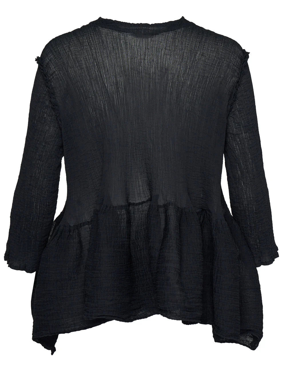 Bounce See-Through Crepe Top