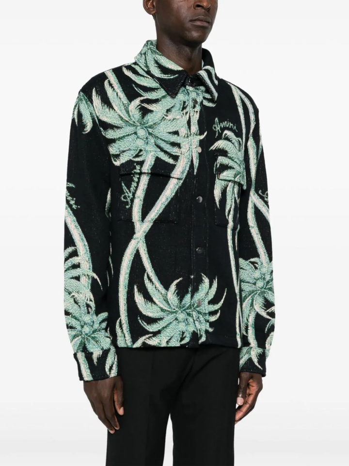 Twisted Palm Tapestry Overshirt