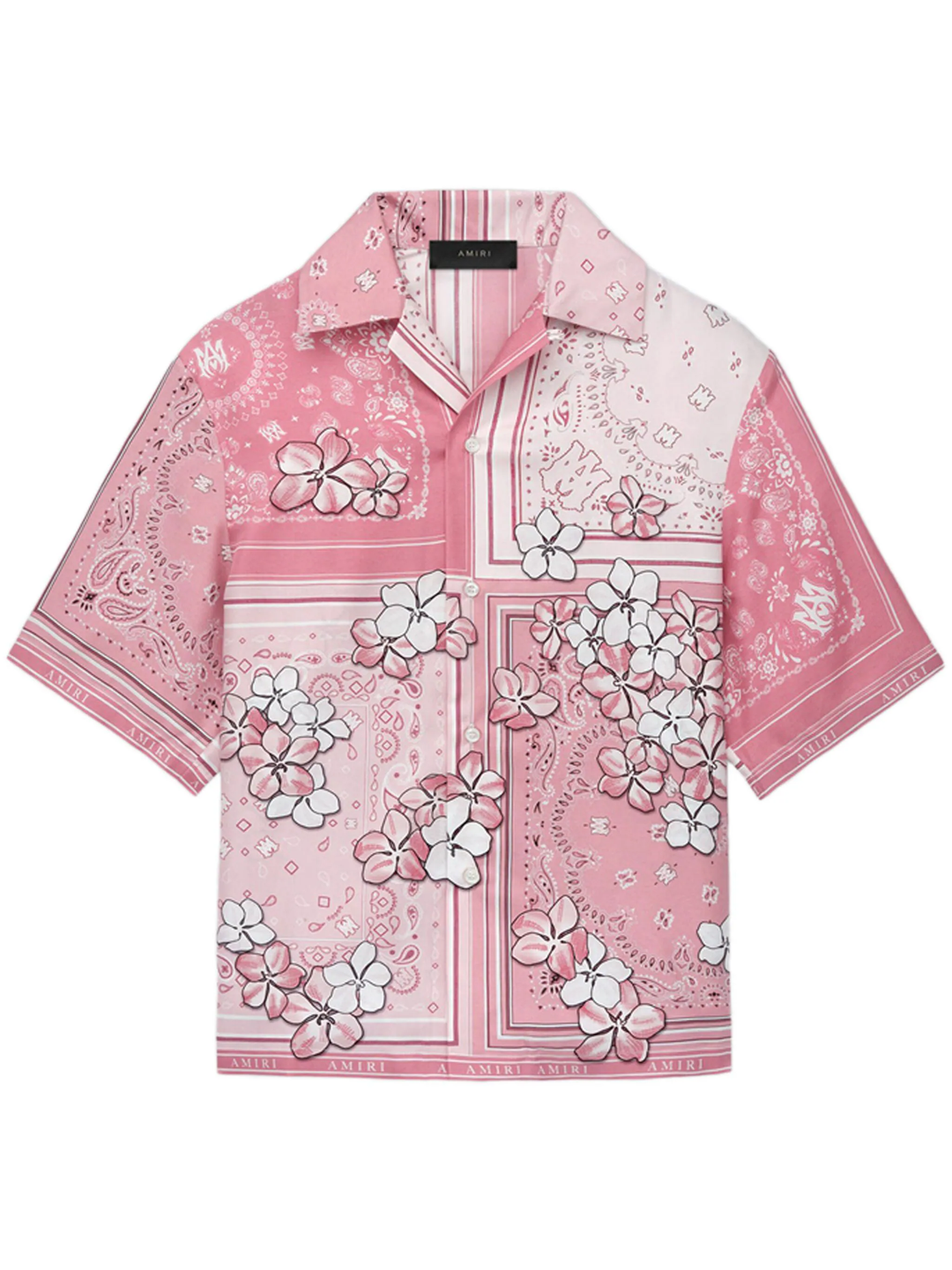 Bandana Floral Bowling Shirt