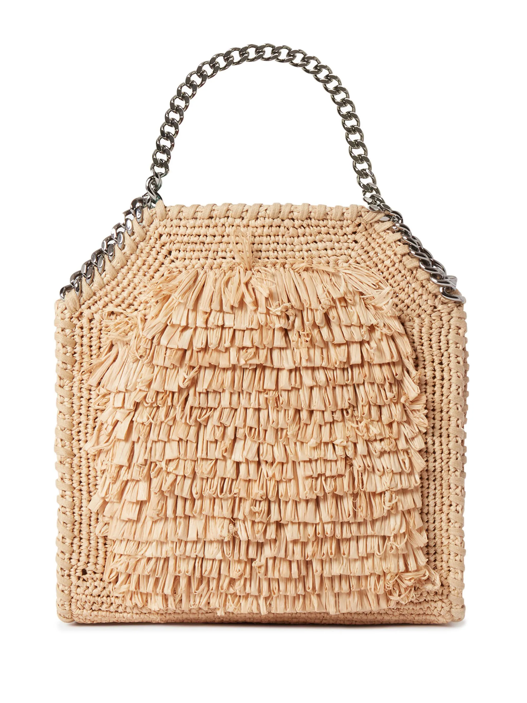 Falabella Raffia Tiny Tote Bag