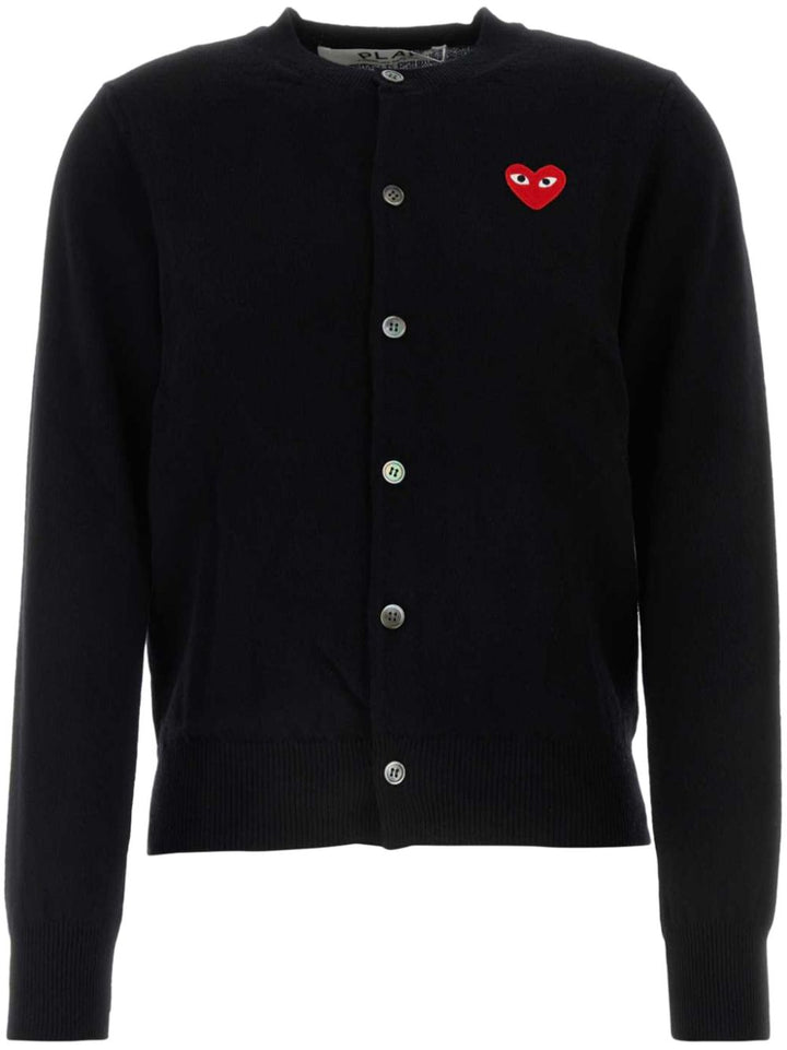 Red Emblem Cardigan Unisex