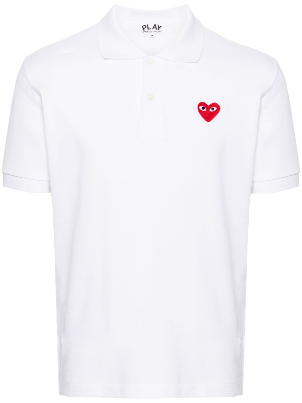 Single Red Emblem Polo Tee Unisex