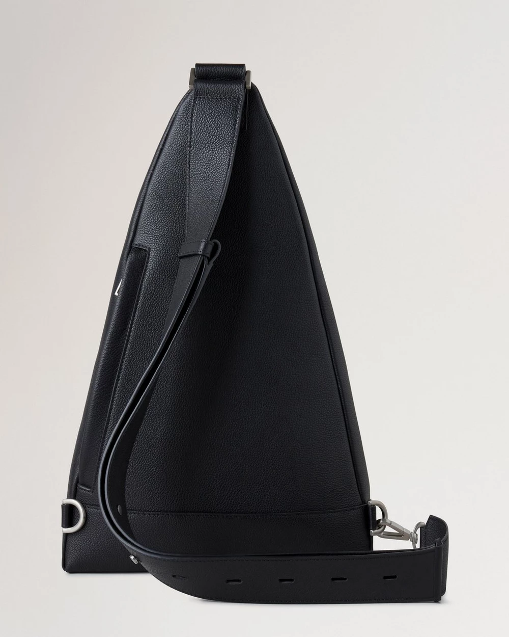 Farringdon Sling Backpack Black Small Pebble Grain