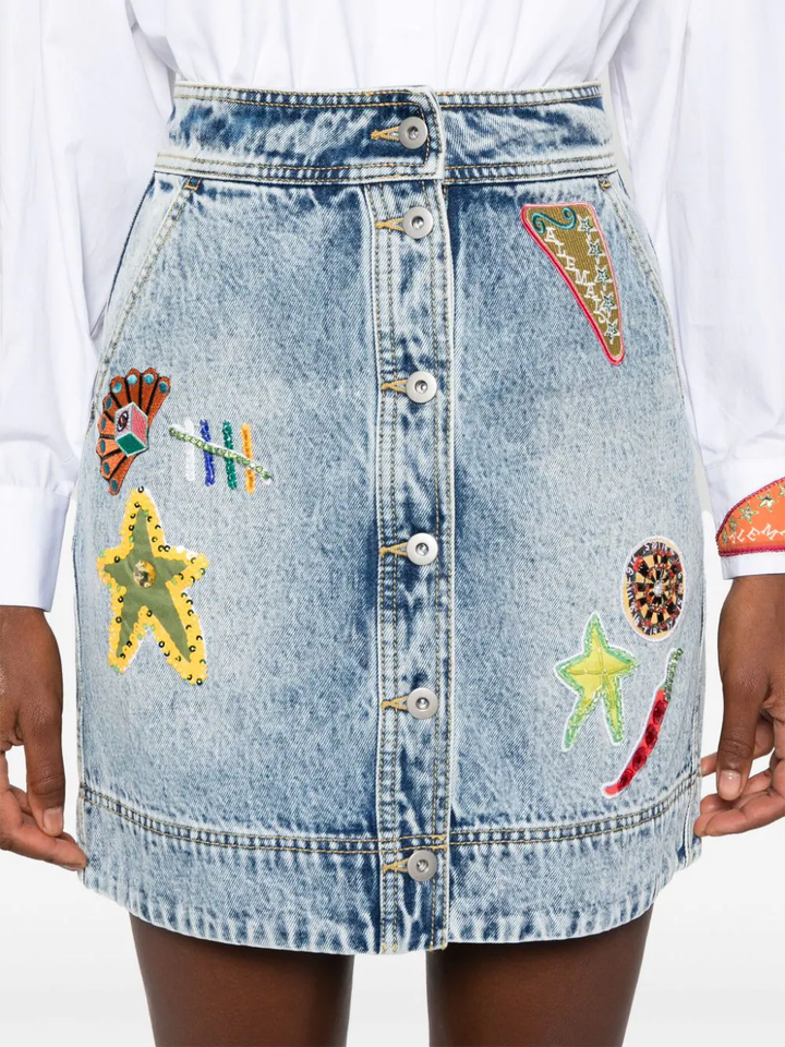 Jackpot Denim Skirt