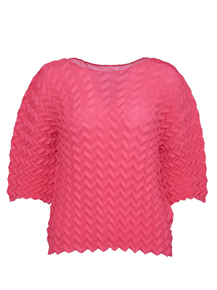 Zig Zag Pleats Top