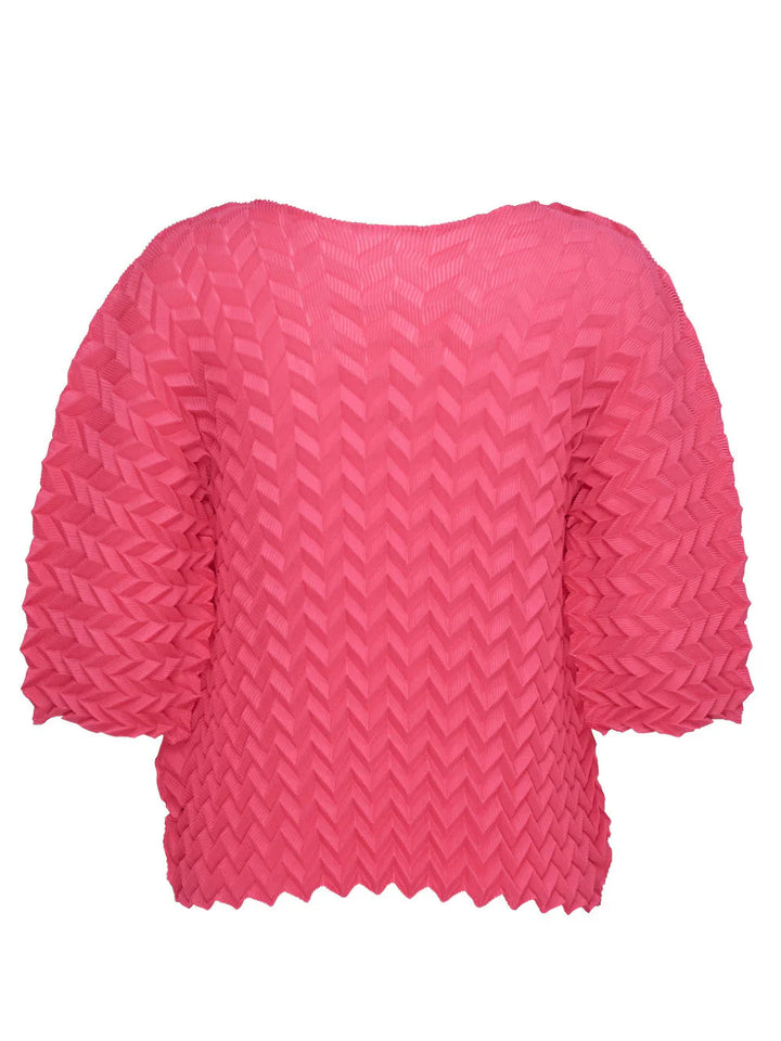 Zig Zag Pleats Top
