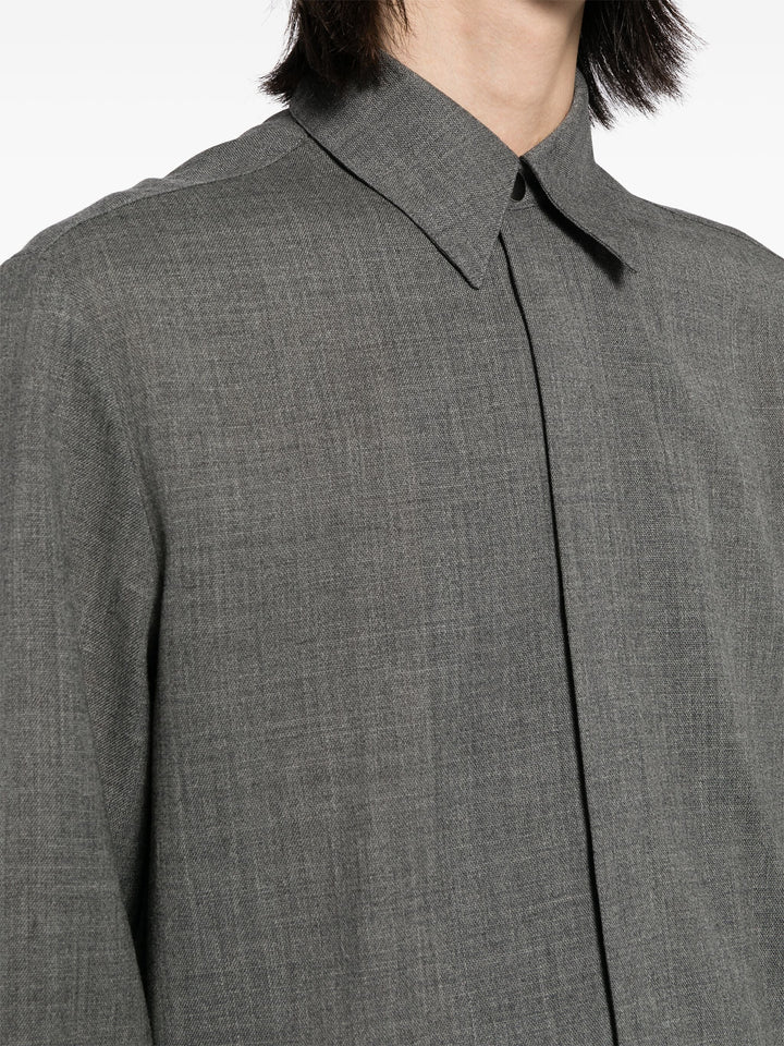 Boxy Fit Straight Shirt