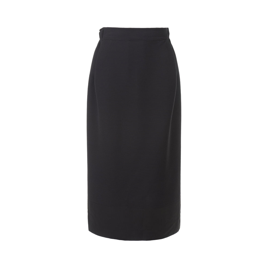 Pinstripe Knit Skirt