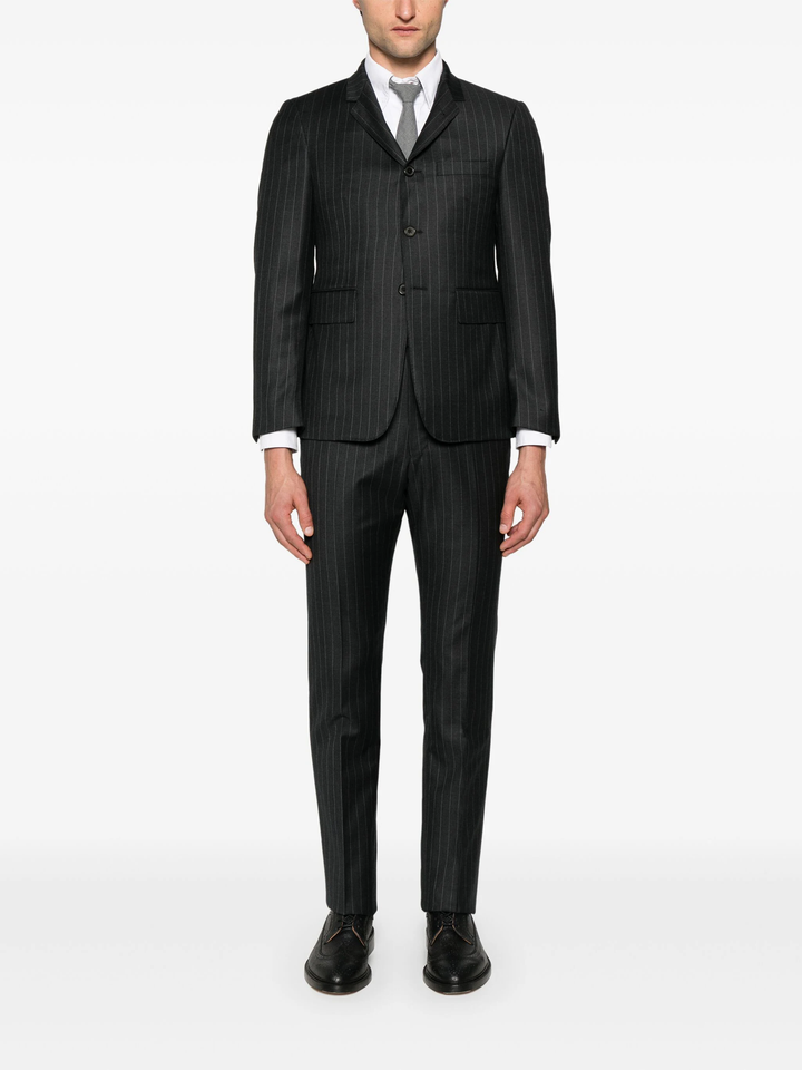 Pinstripe Wool Blazer