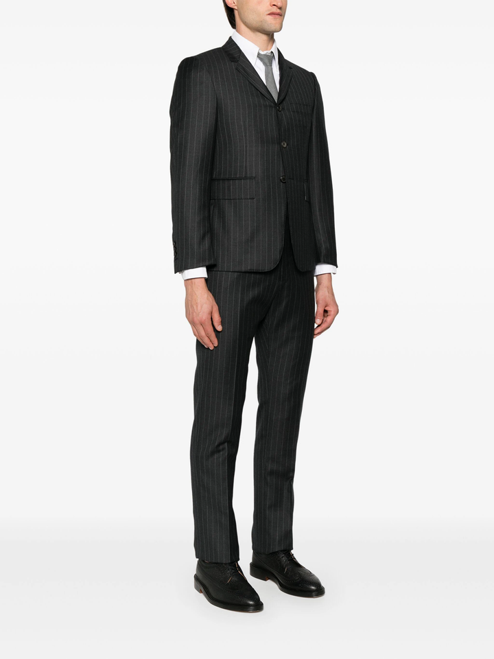 Pinstripe Wool Blazer