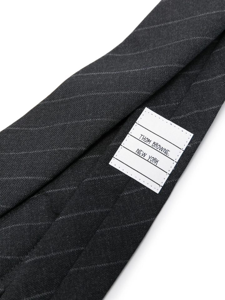 Classic Tie In Pin Stripe Wool