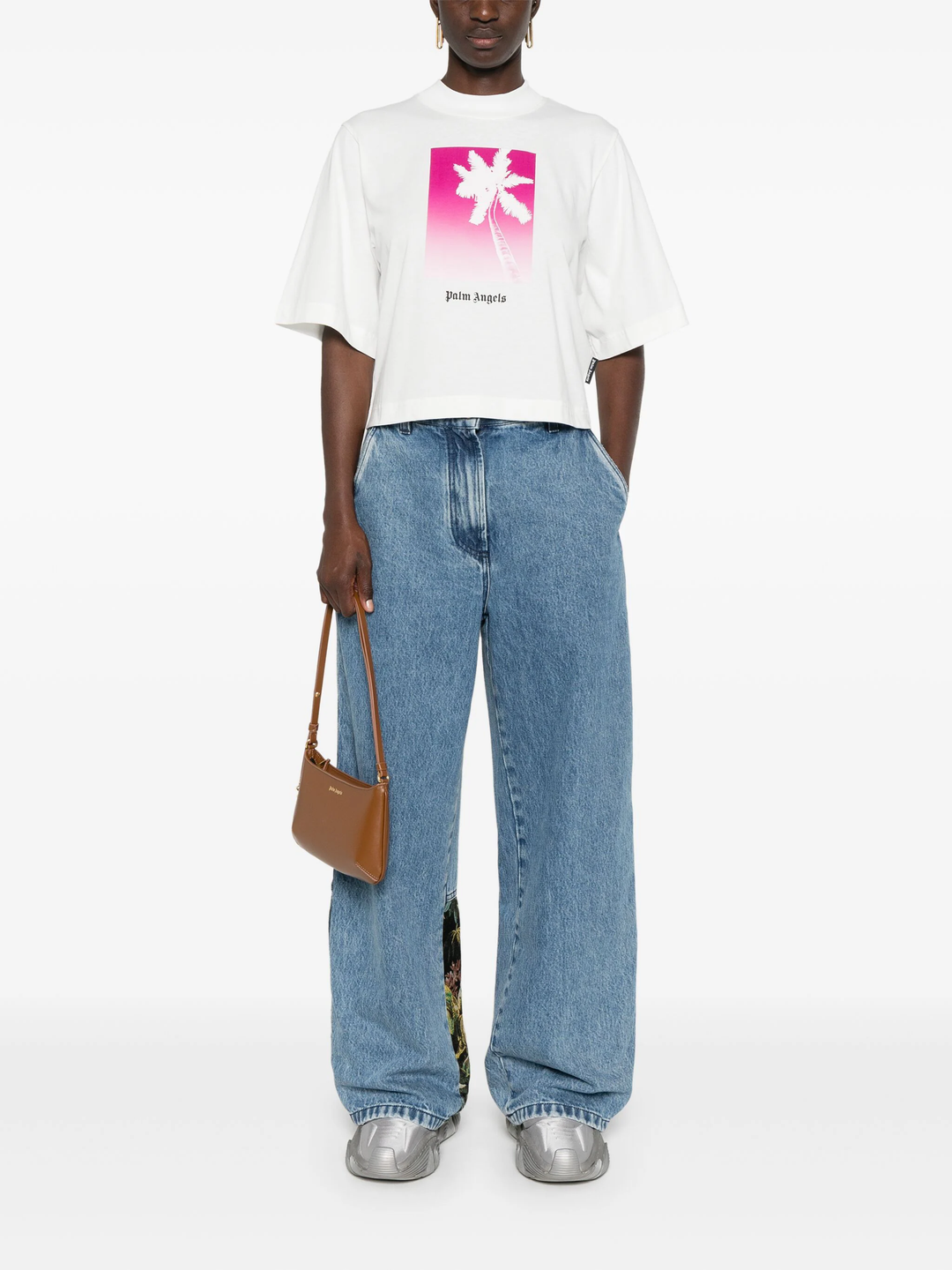 Solarized Palm Cropped Tee