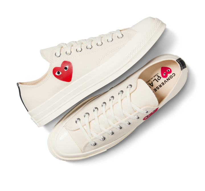 Small Red Heart Chuck Taylor Low Top