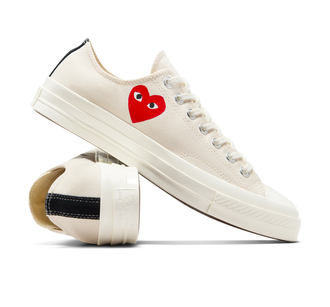 Small Red Heart Chuck Taylor Low Top