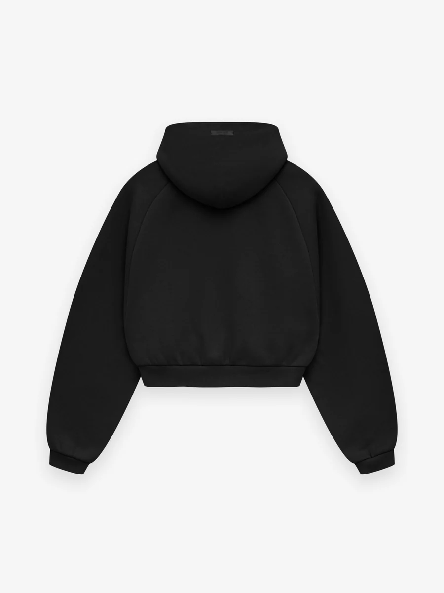 Fleece Cropped Hoodie Women
