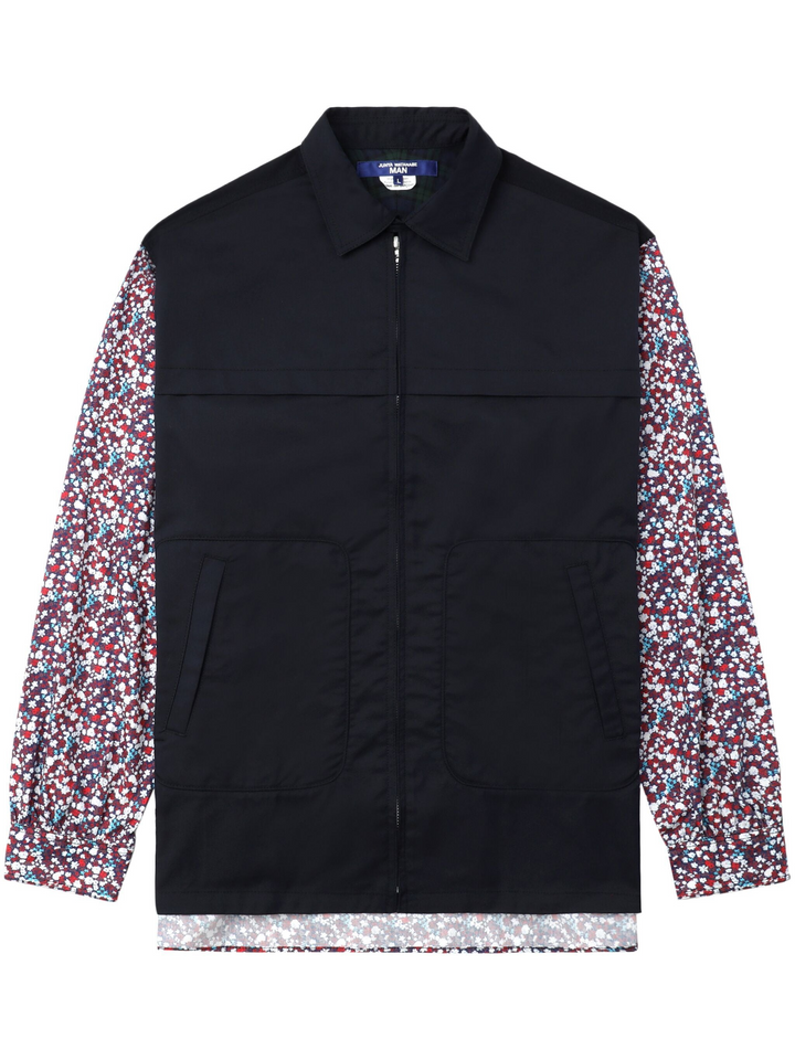 Small Flower Pattern Cotton Shirt