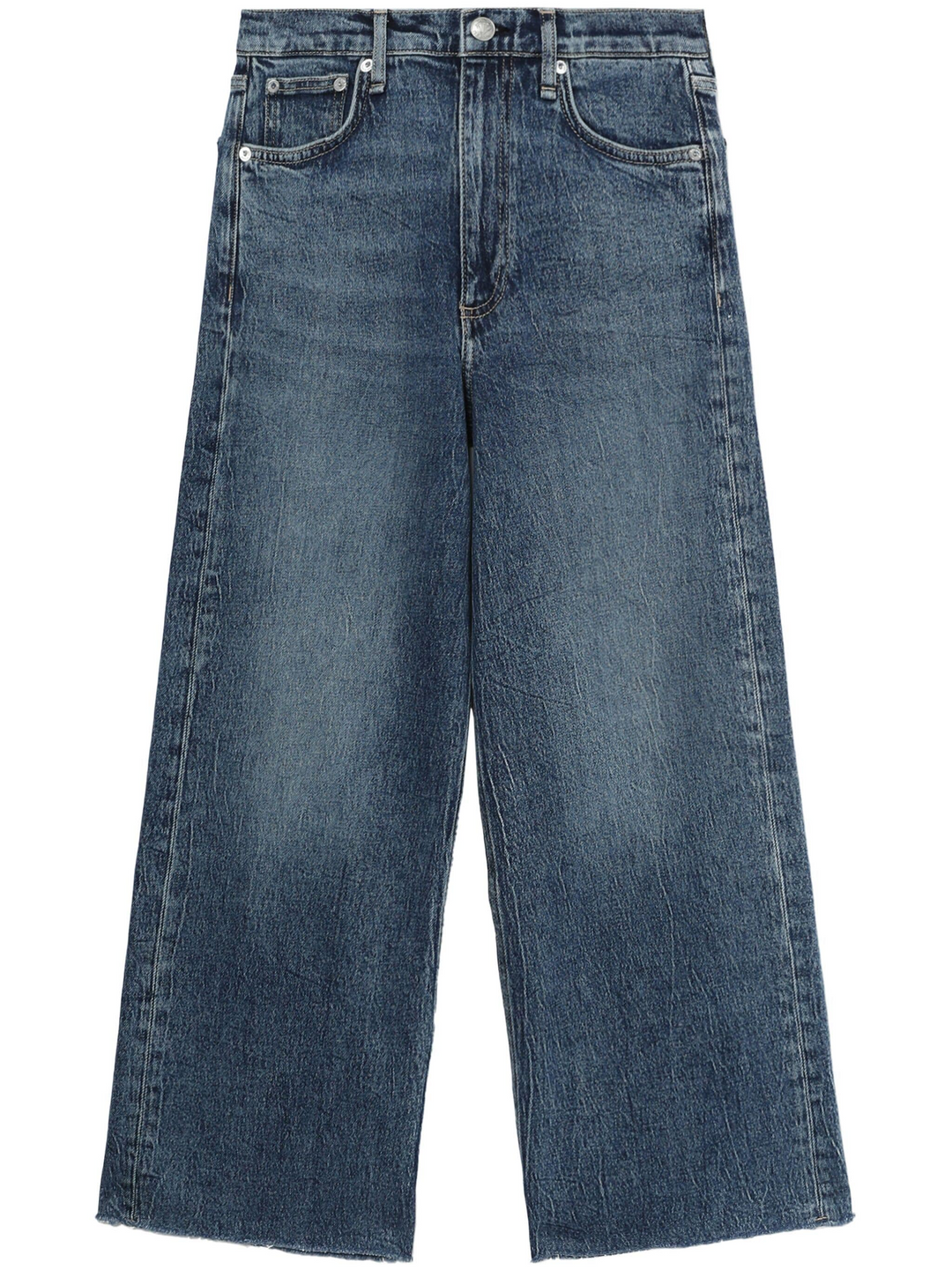 Andi High-Rise Ankle Wide Leg Jeans