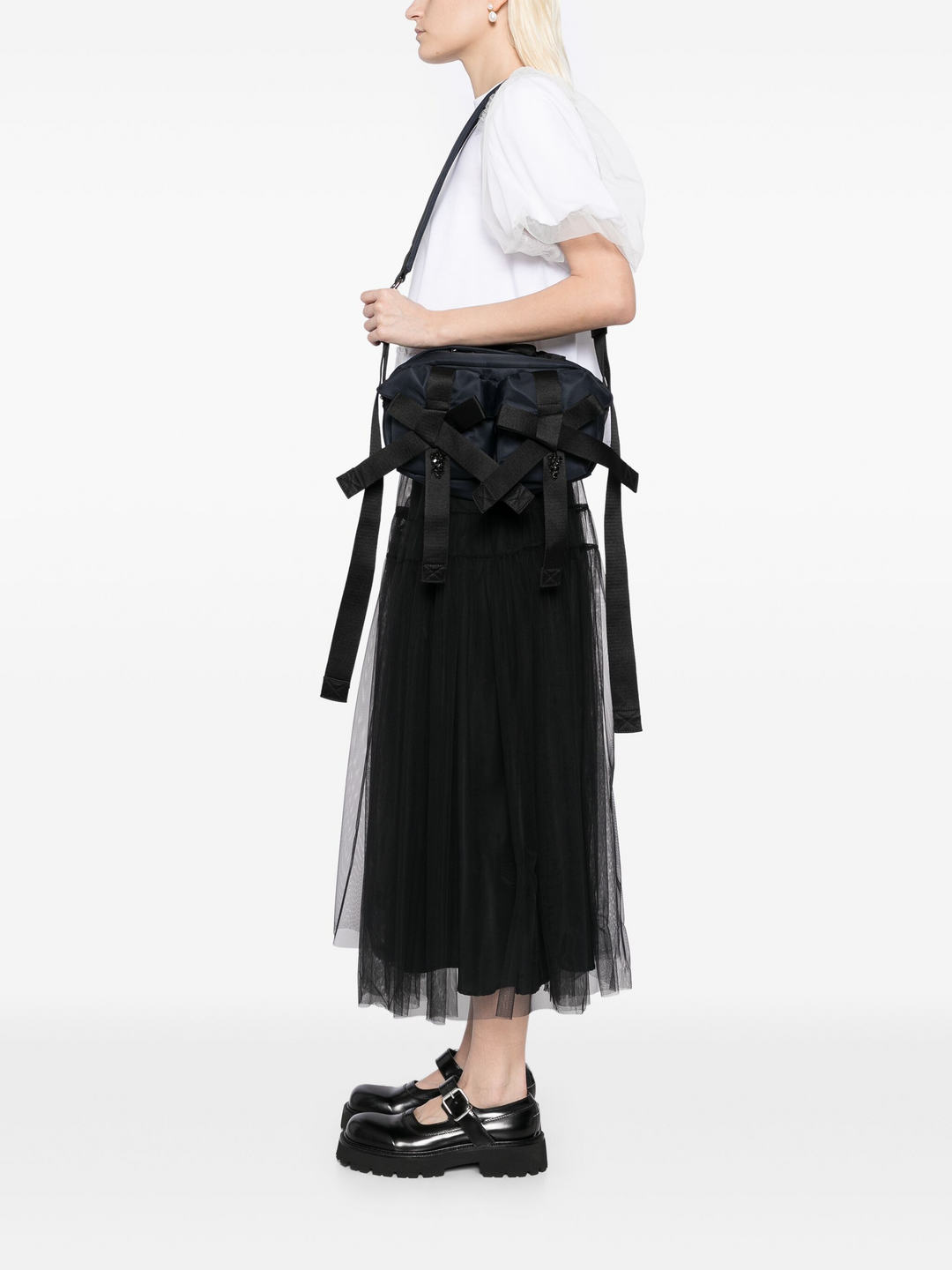 Beaded Classic Bow Crossbody