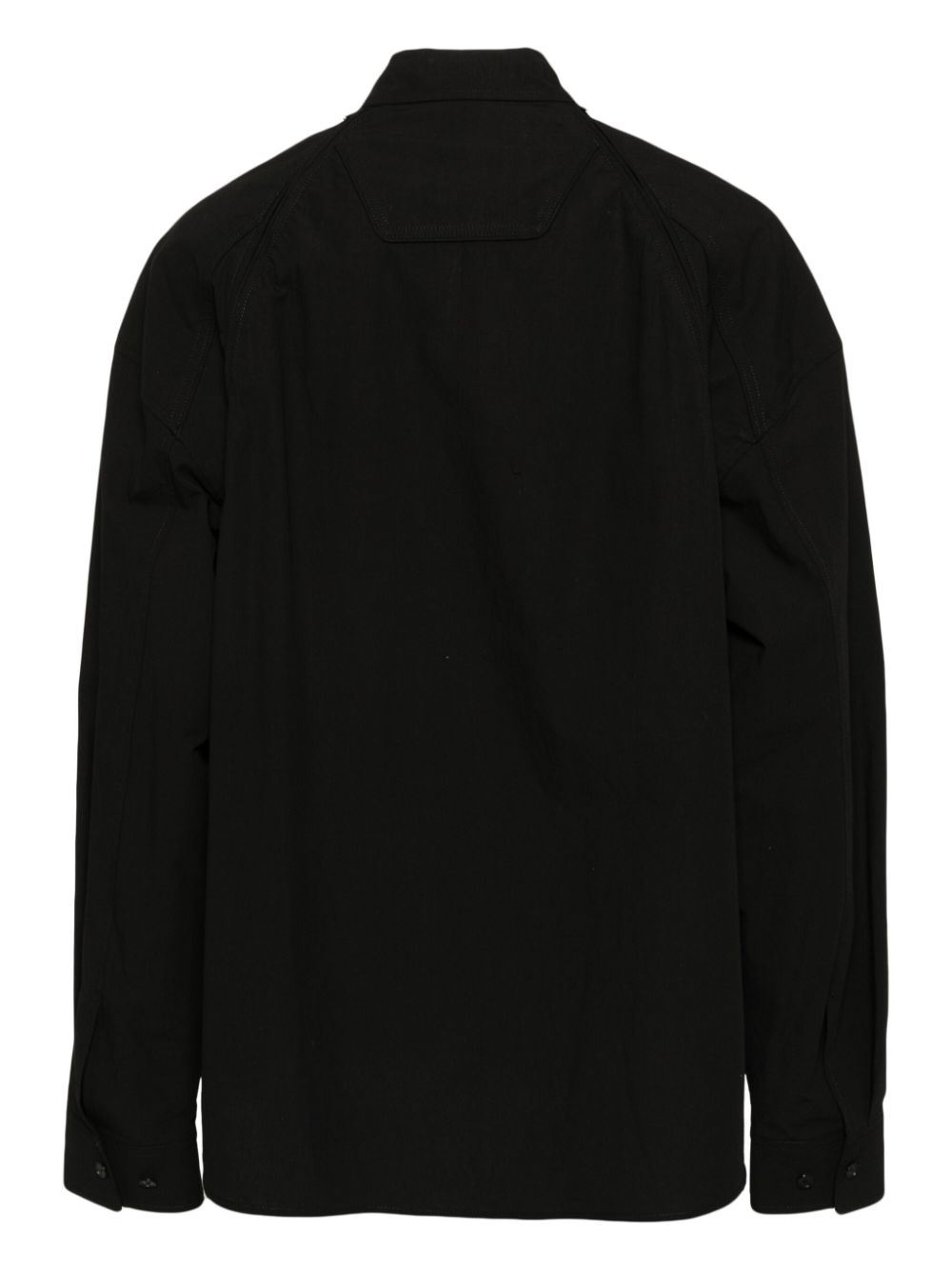 Sleeve Detachable Zip-Up Shirt