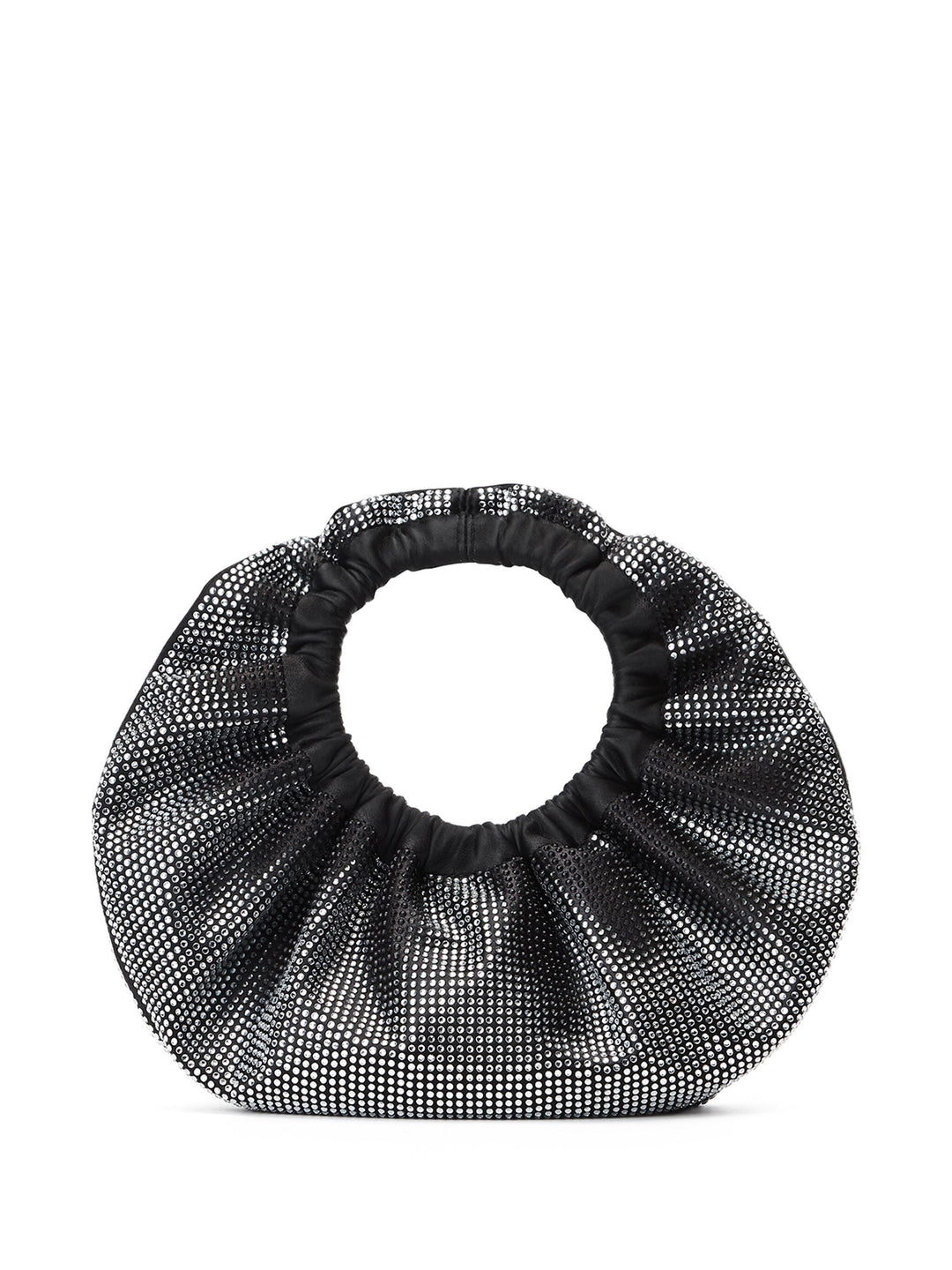 Crescent Mini Bag In Distressed Crystal Hotfix