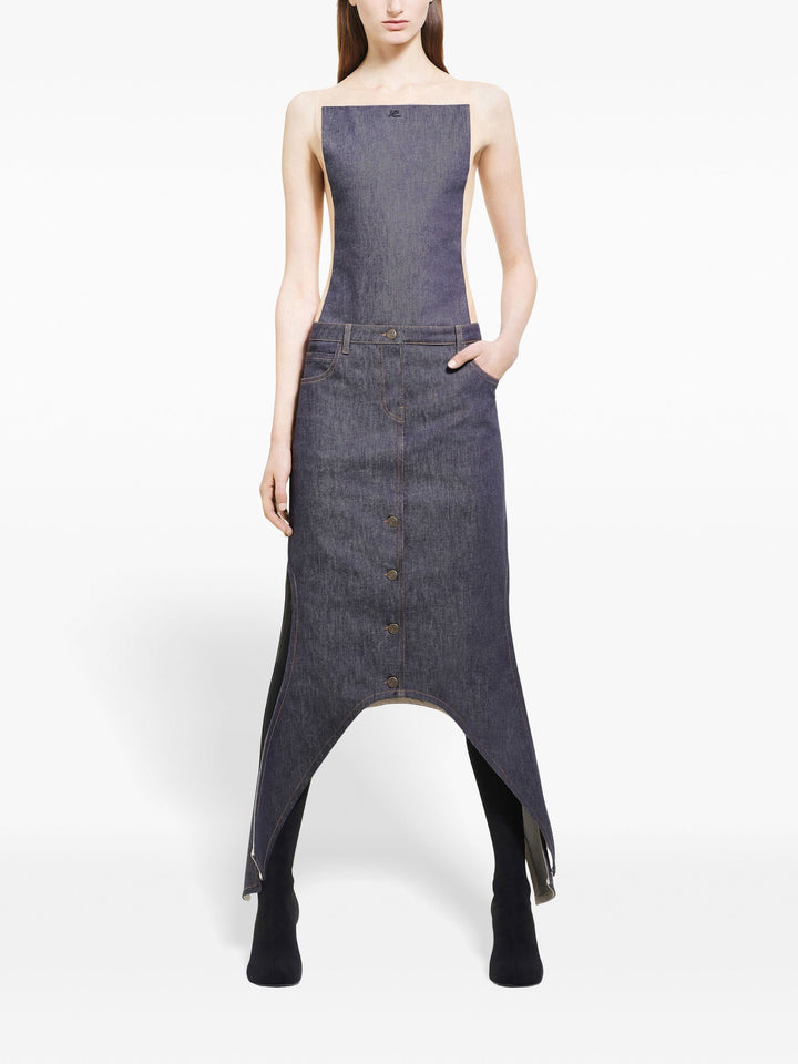 Frame Illusion Hooded Bodysuit