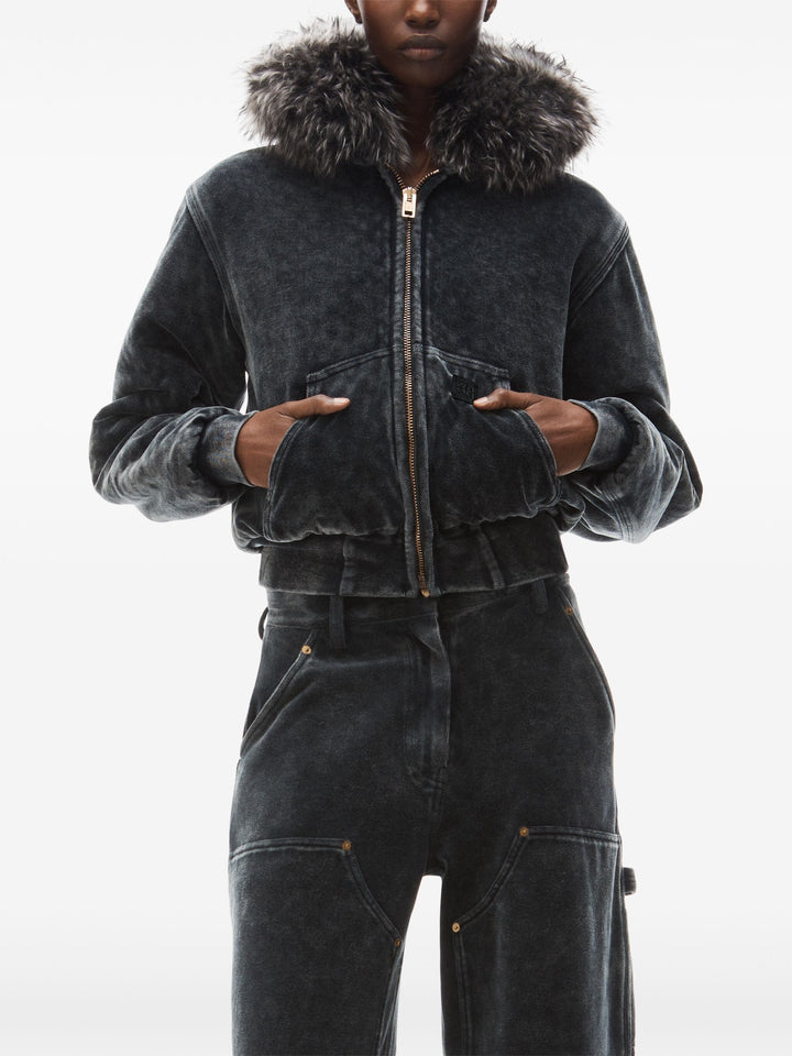 Workwear Pants In Crushed Velour