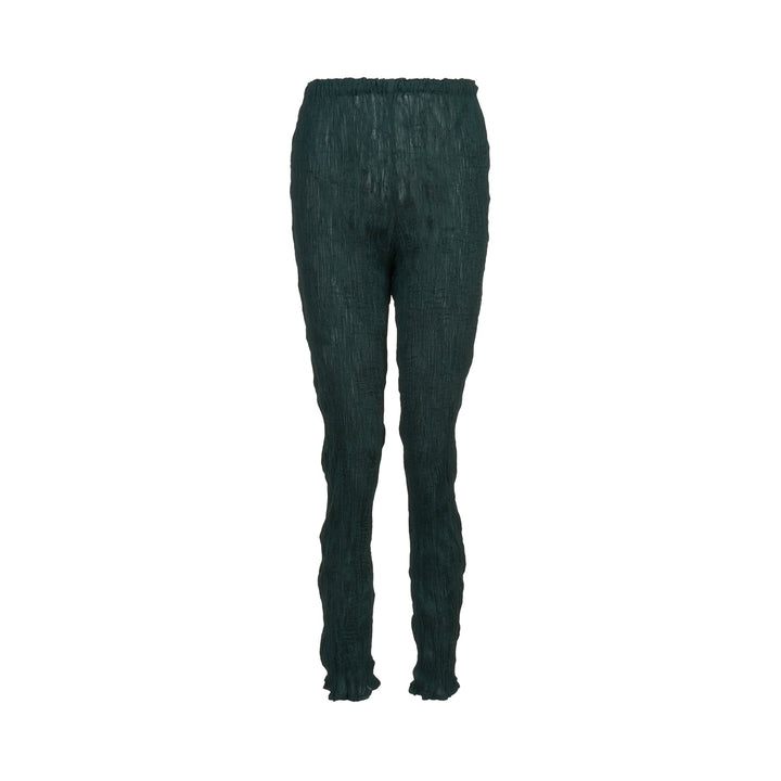 Twist See-Through Crepe Pants