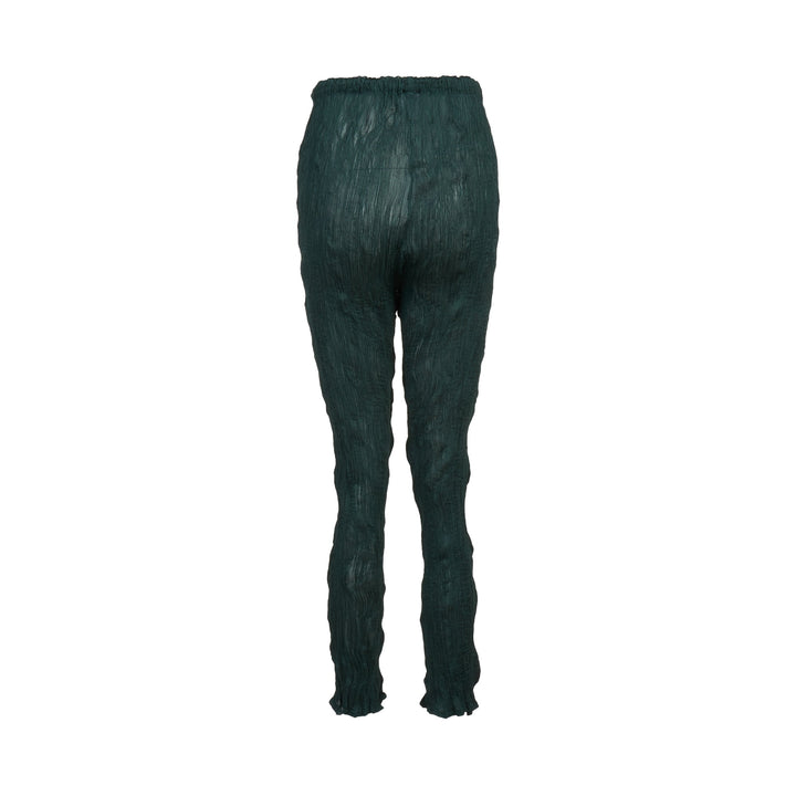 Twist See-Through Crepe Pants