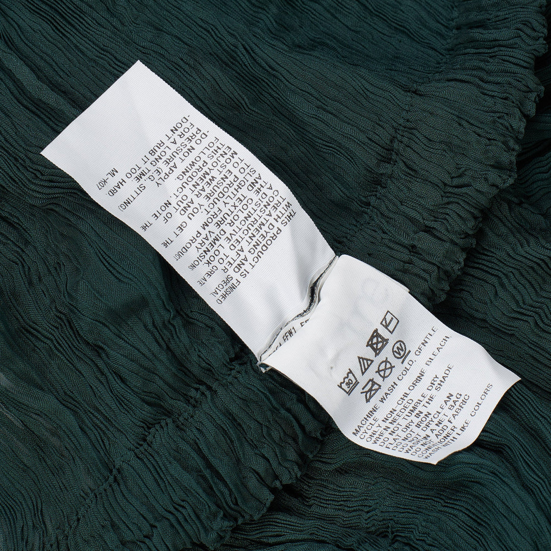 Twist See-Through Crepe Pants