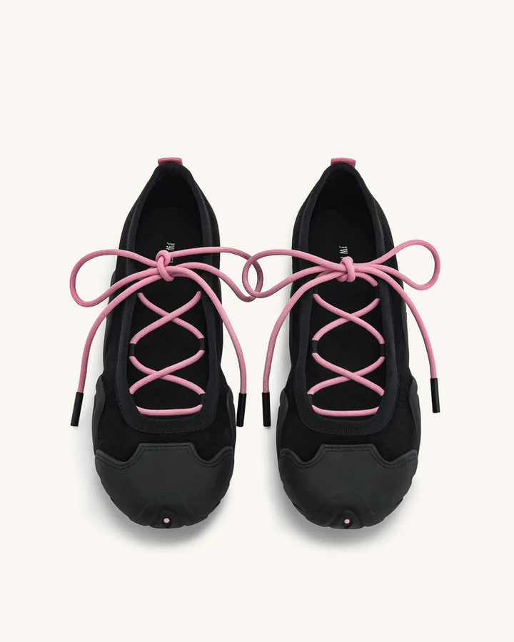 Caitlin Lace-Up Ballerina Sneakers