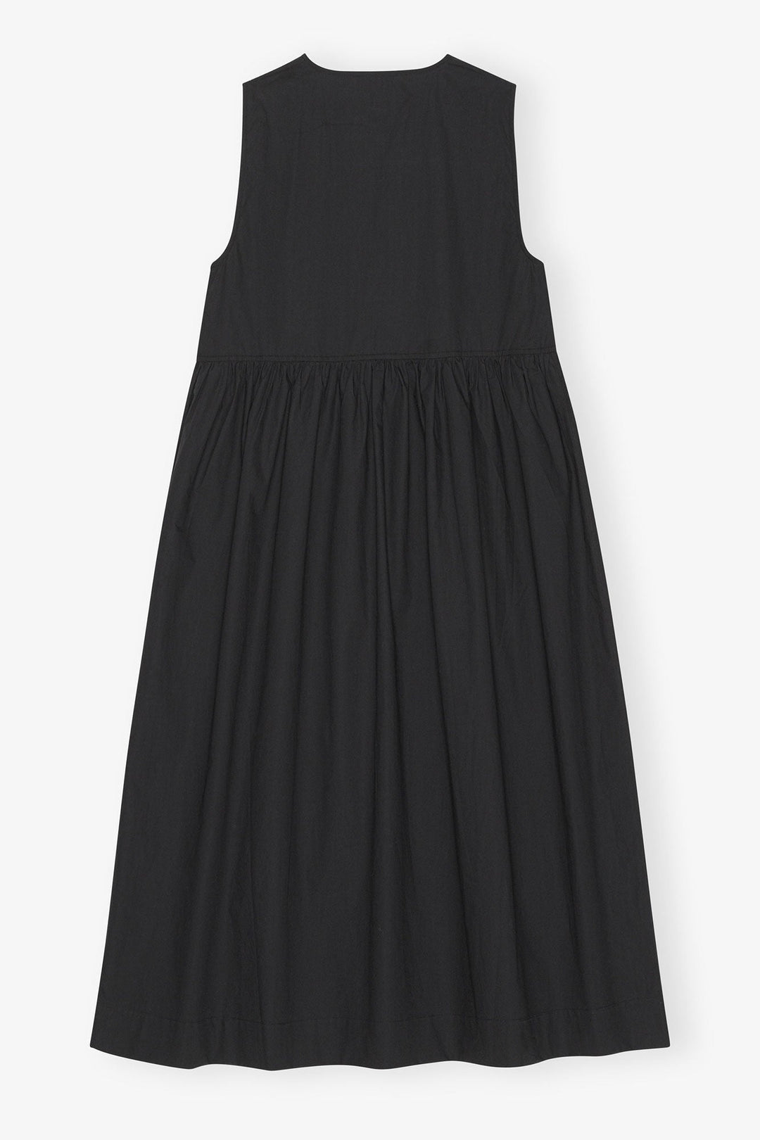 Cotton Poplin Midi Dress