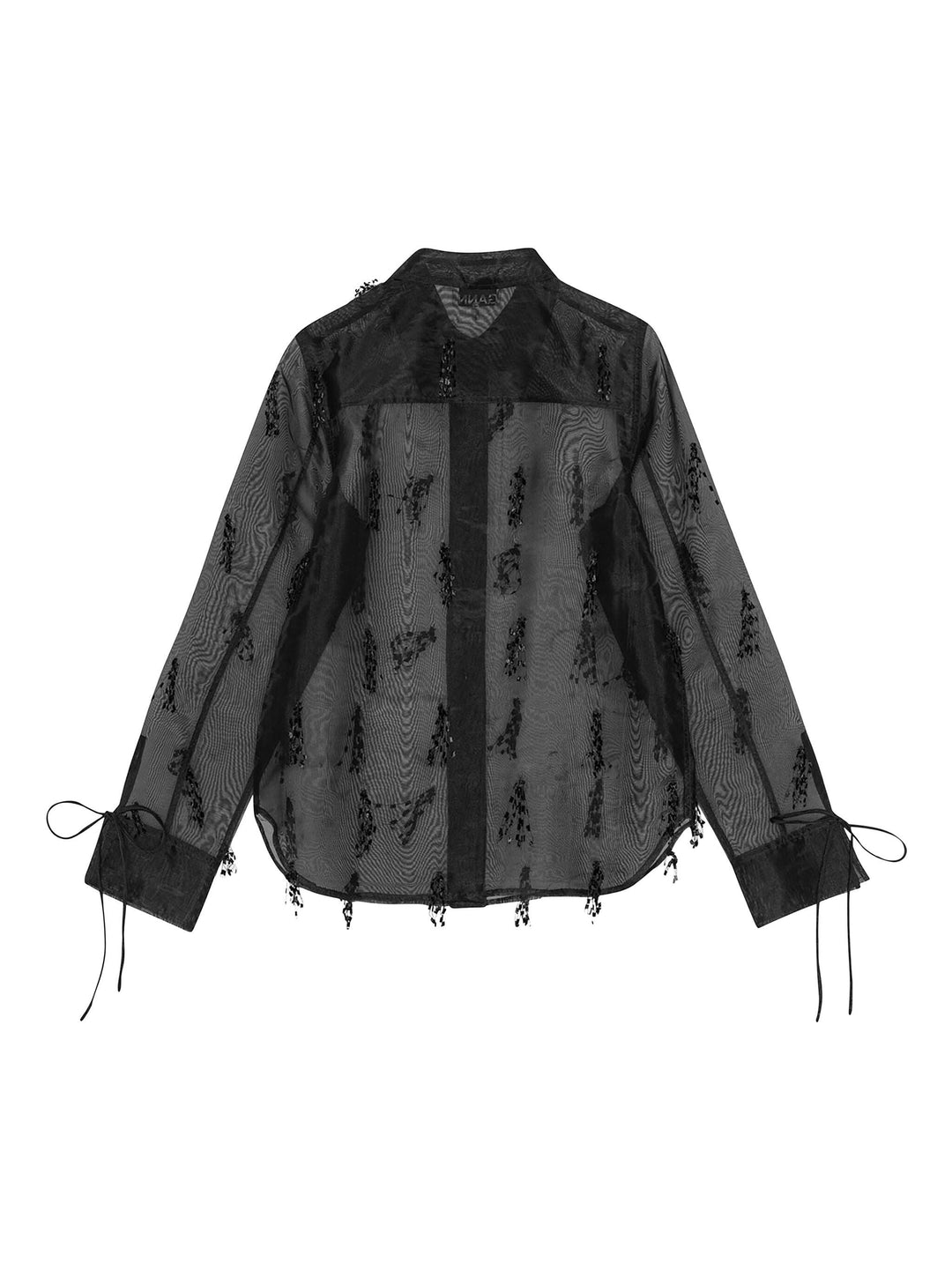 Fringed Organza Shirt