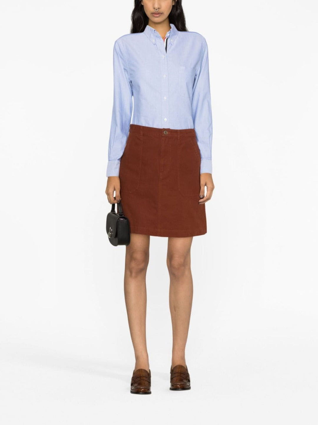 Button-Down Cotton Oxford Shirt Women