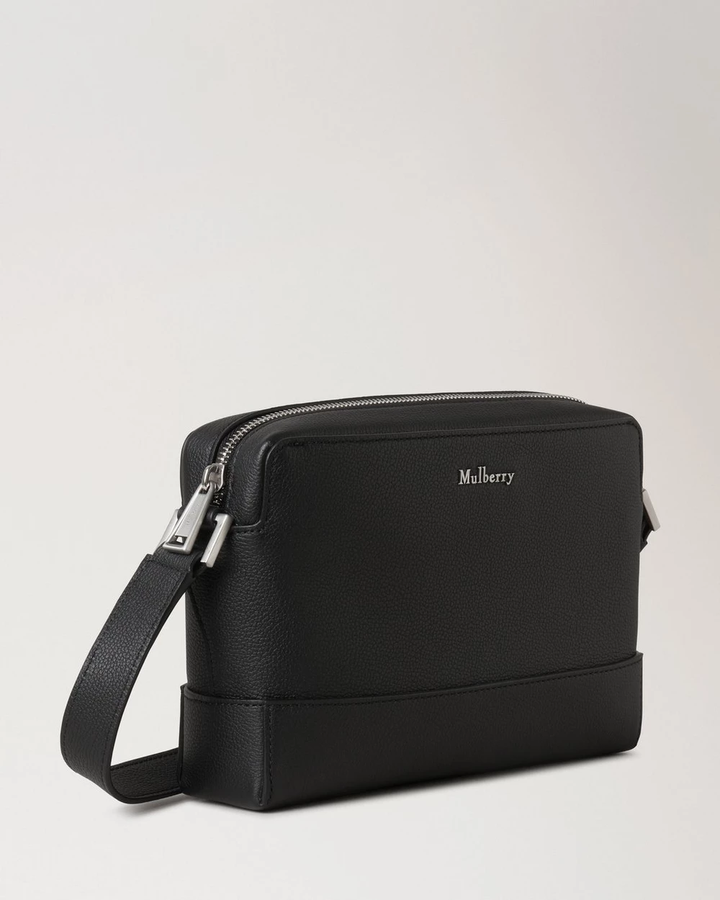 Small Farringdon Messenger Black Small Pebble Grain