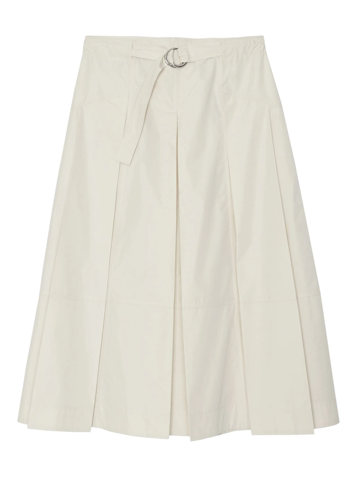 Utility Pleated Skirt With Belt