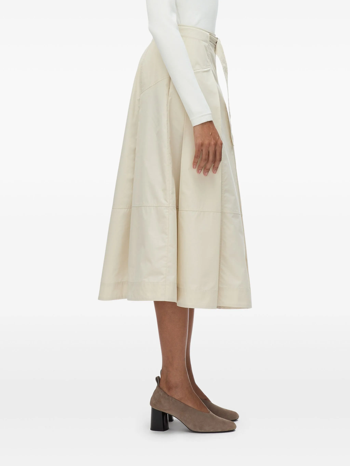 Utility Pleated Skirt With Belt