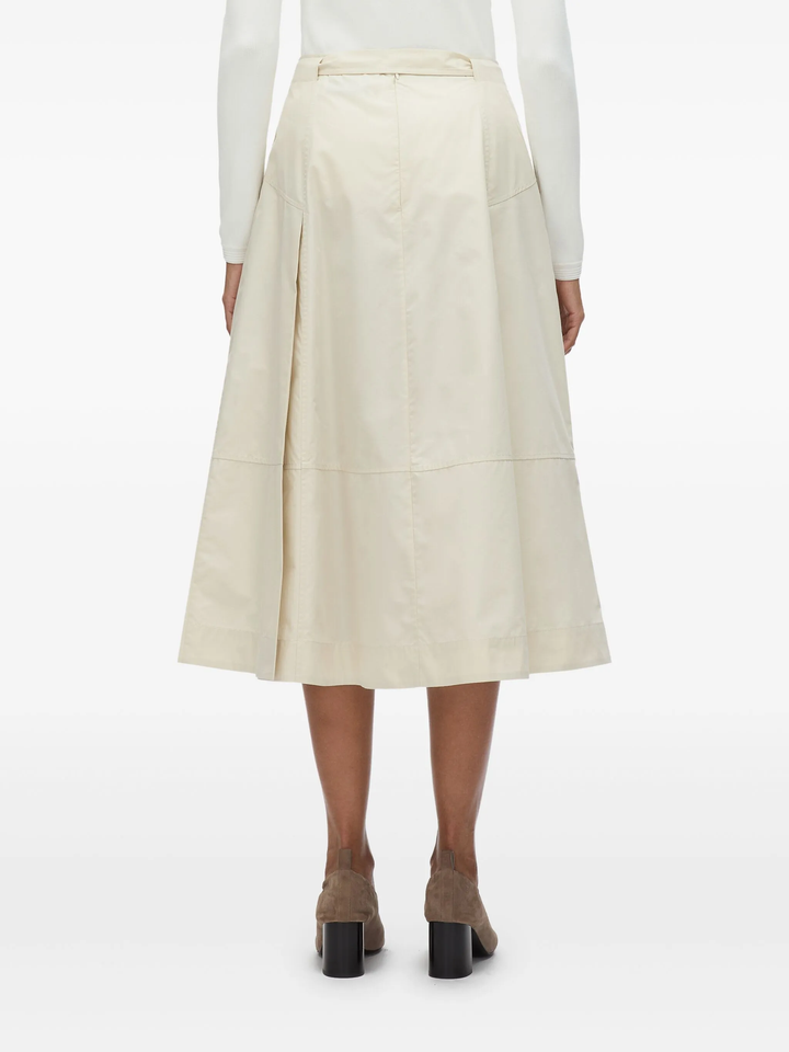 Utility Pleated Skirt With Belt
