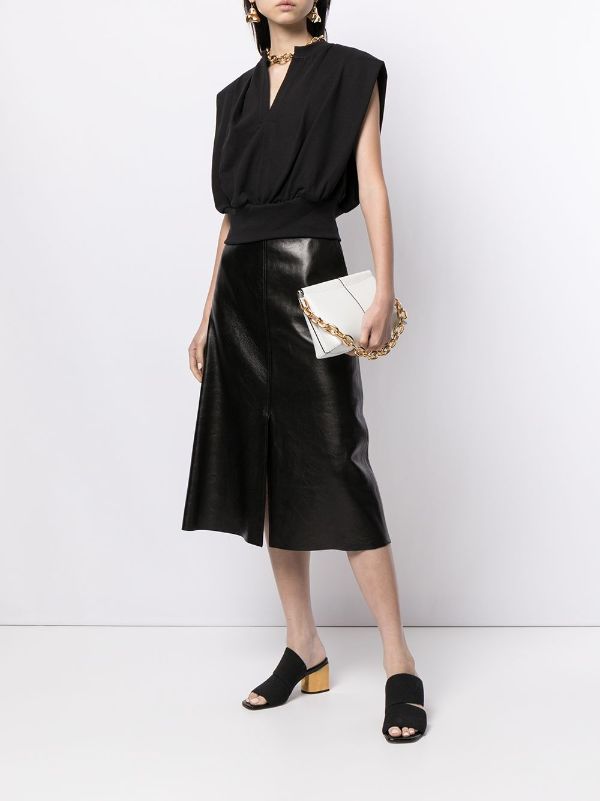 Sleeveless French Terry Top