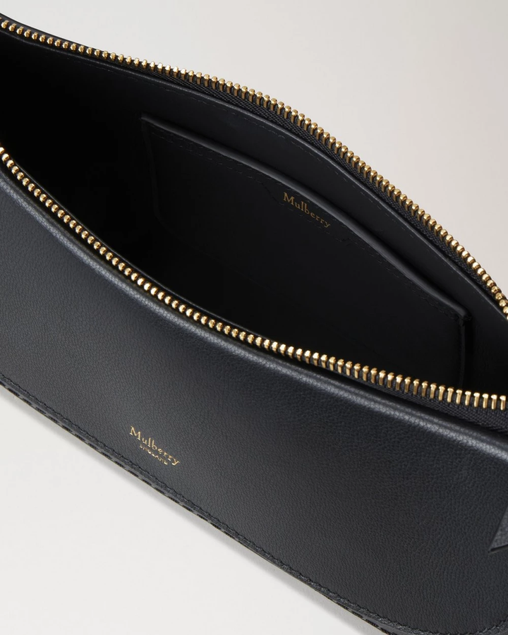 クロヴェリーショルダーバッグ ブラックマイクロクラシックグレイン