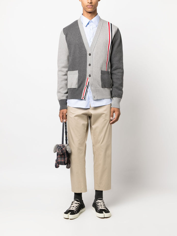 Fun Mix Jersey Stitch Relaxed Cardigan Men