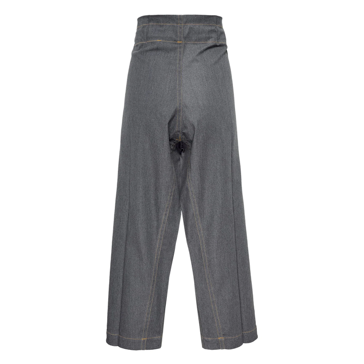 Flat Denim Pants