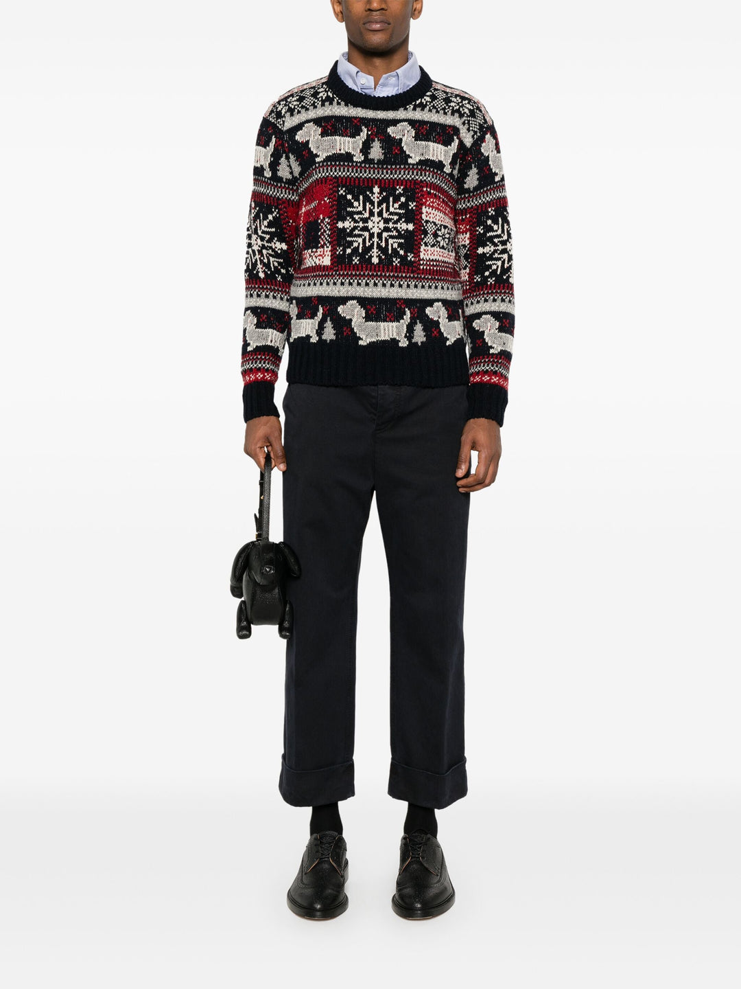 Holiday Hector Fairisle Jersey Top Men