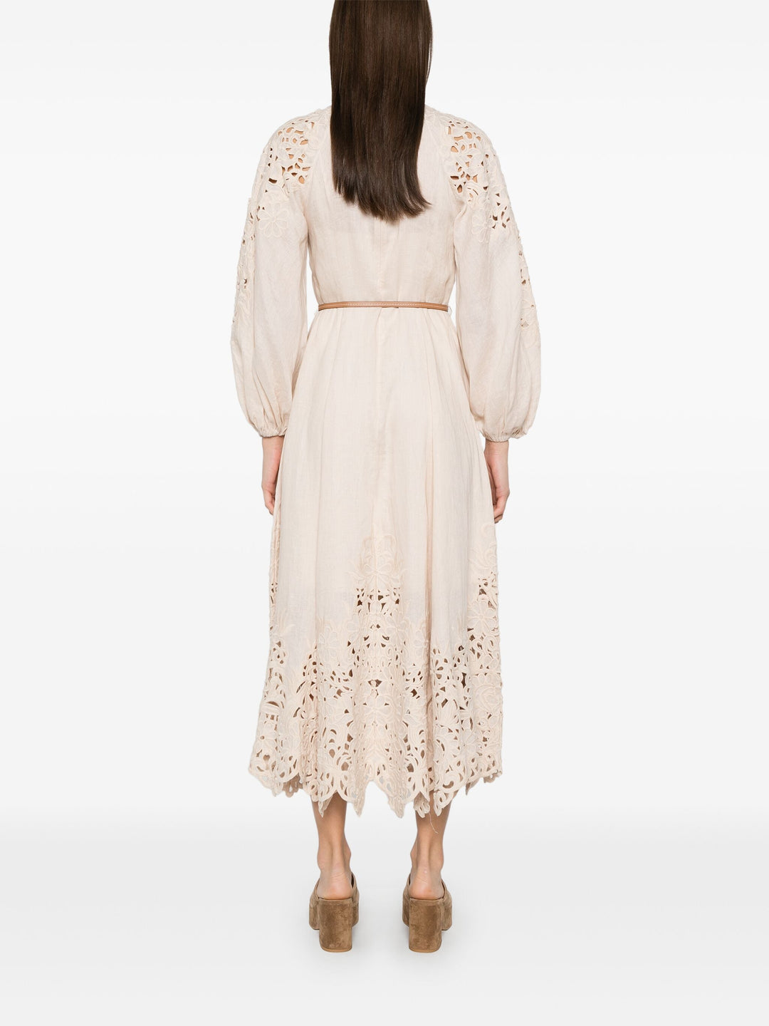 Wylie Embroidered Billow Dress