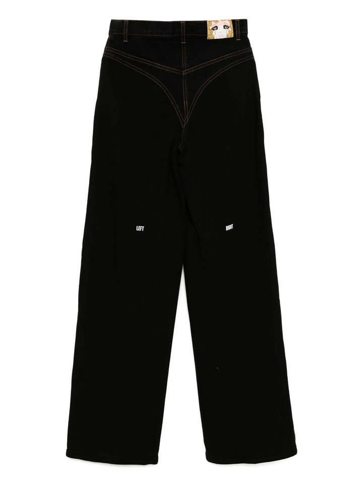 Black Hybrid Jeans