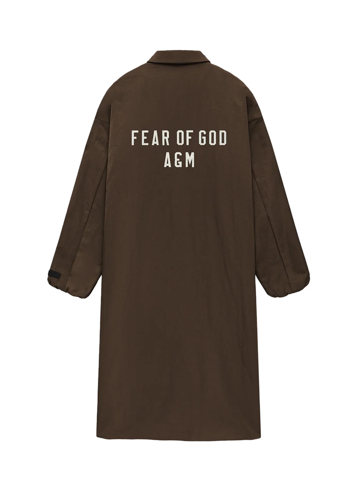 Textured Nylon Trench Men